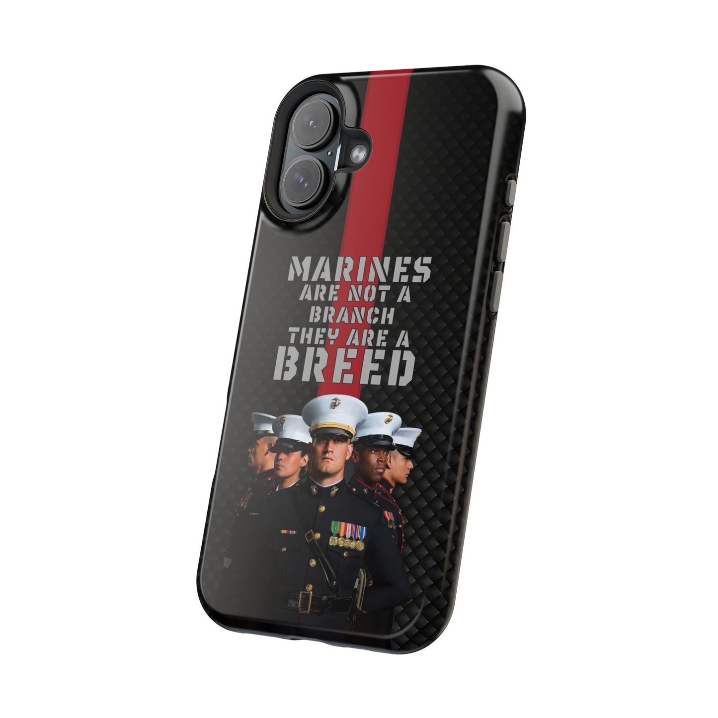 Marines Magnetic Tough Case - "Not a Branch, a Breed" Military iPhone Cover