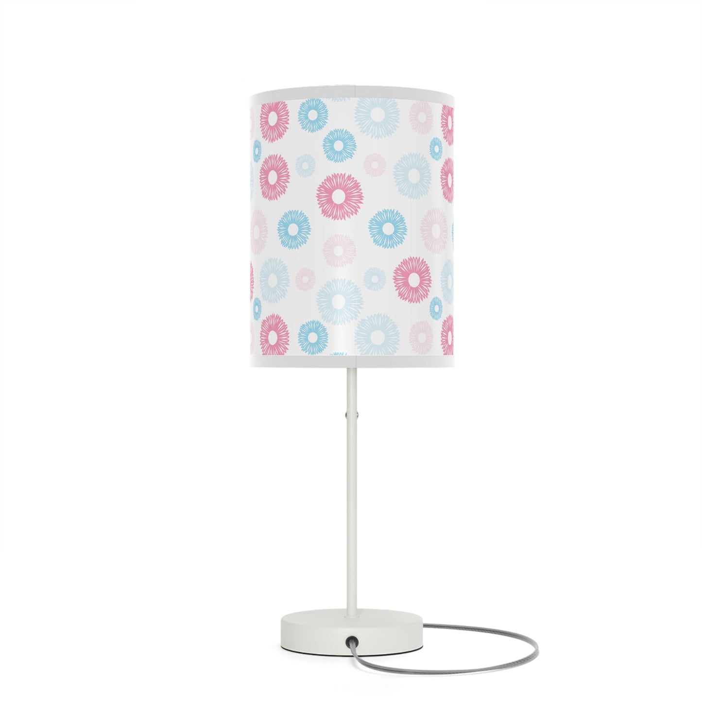 Floral Embrace Lamp on a Stand, US|CA plug / White