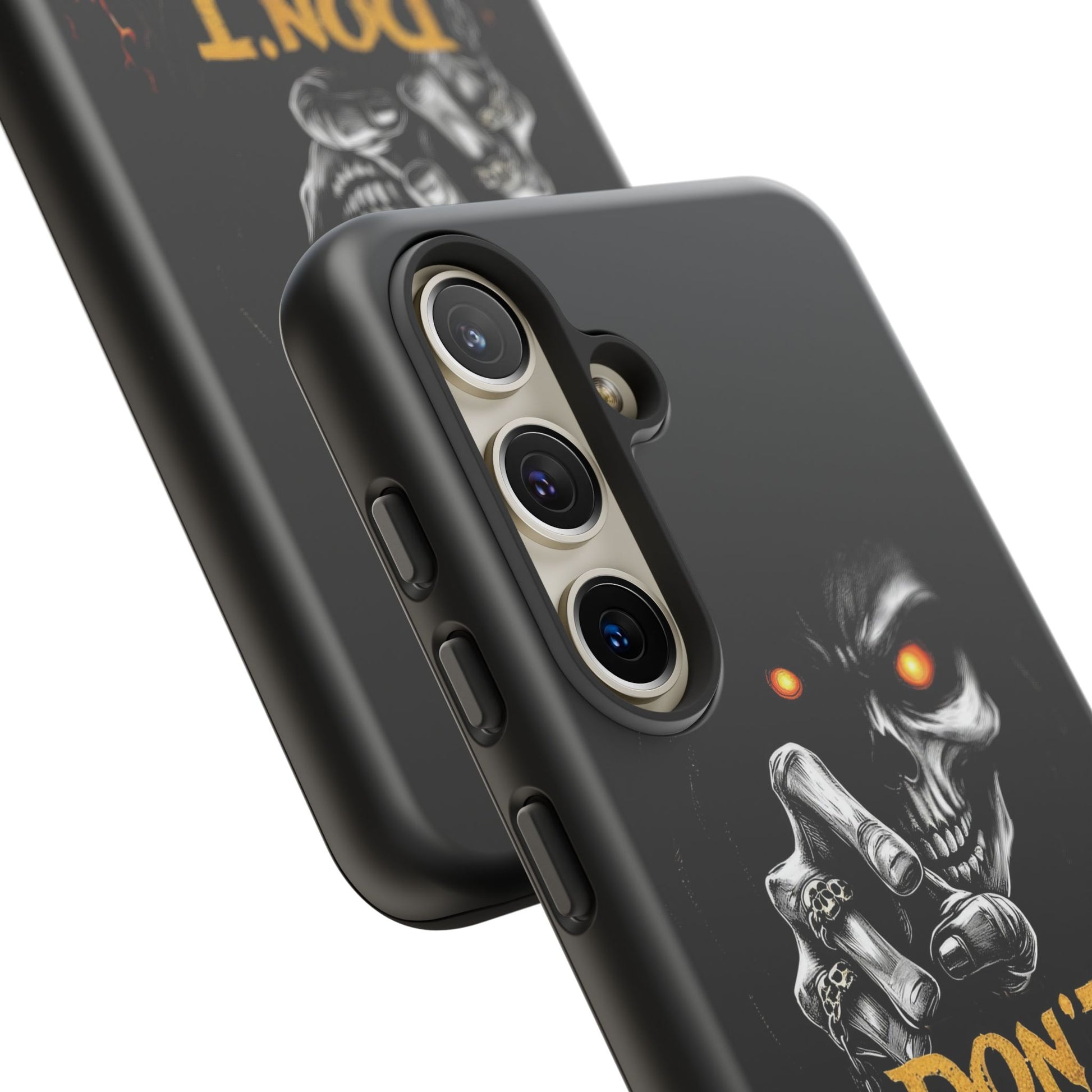 Skull Samsung Tough Cases, Don't Touch My Phone Cover,