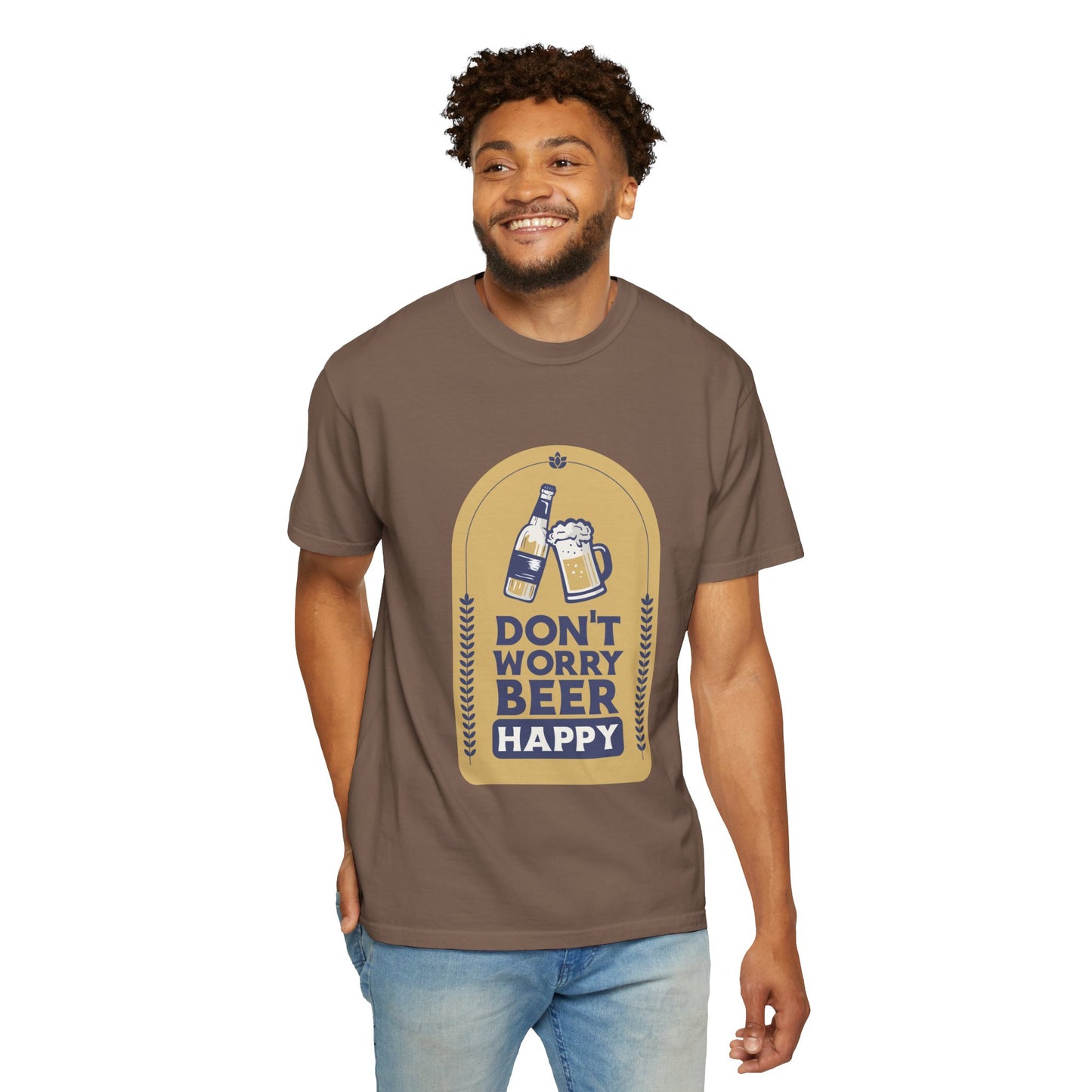 Beer Happy Unisex T-shirt - Funny Beer Tee