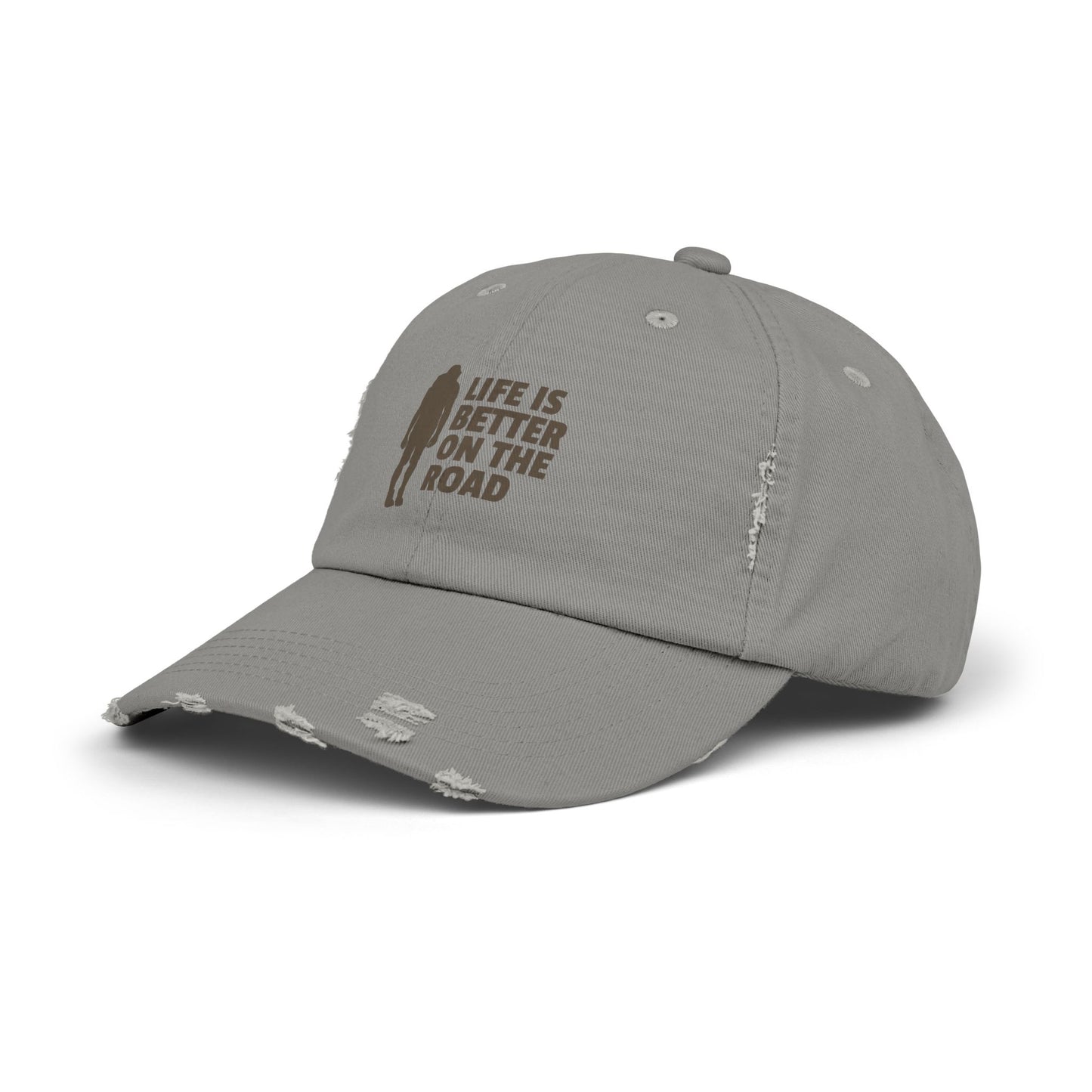 Life Is Better On The Road Unisex Distressed Cap