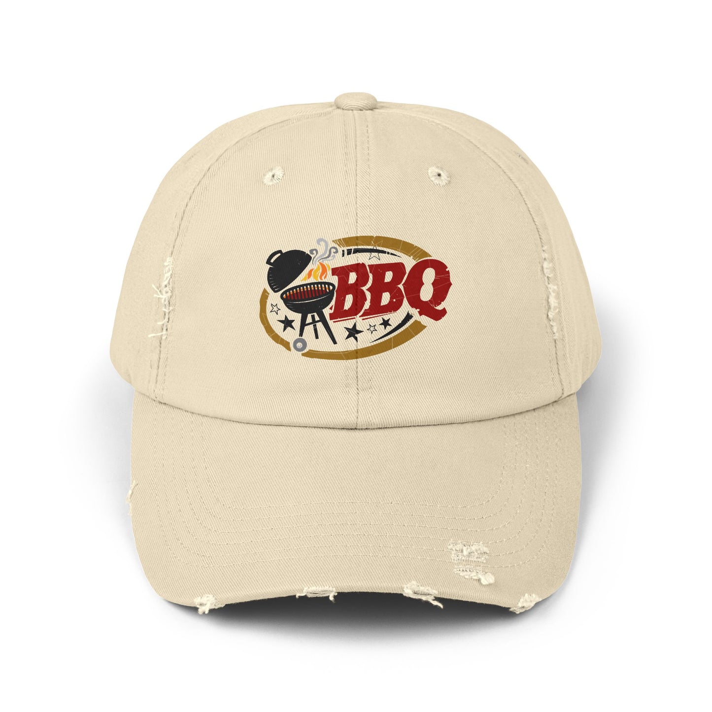 Unisex Distressed BBQ Cap - Perfect for Grill Lovers