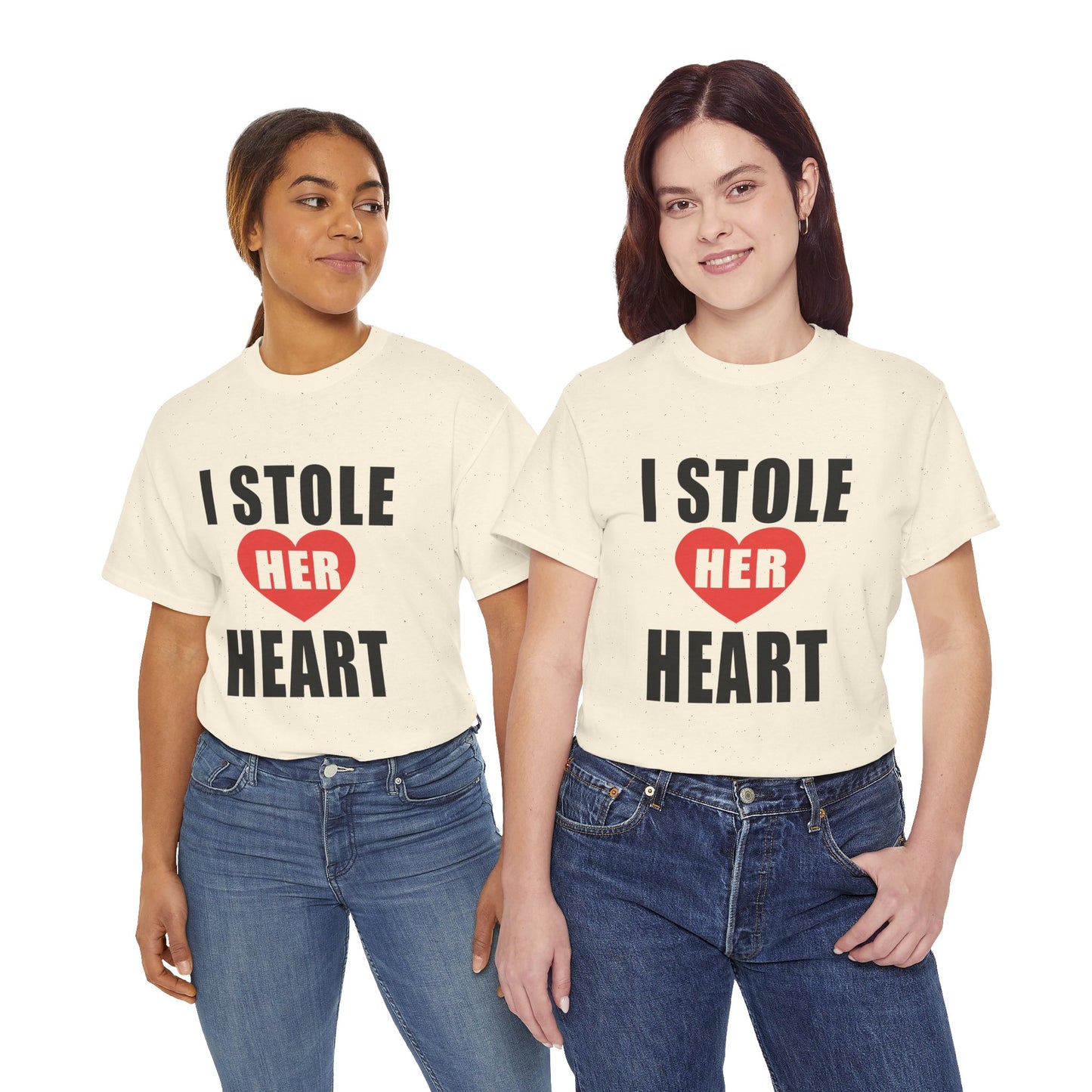 I Stole Her Heart,  Romantic Valentine Tee for Couples, A Part