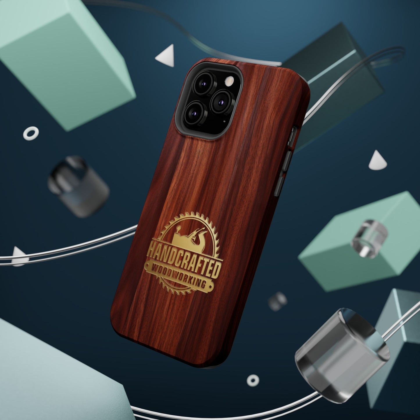 Woodworking Logo Magnetic iPhone Case