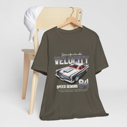 Stories Written In Tire Rubber Velocity Tee