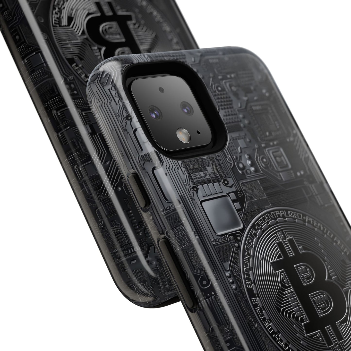 Bitcoin Google Pixel Tough Phone Case, Cryptocurrency Protection Cover