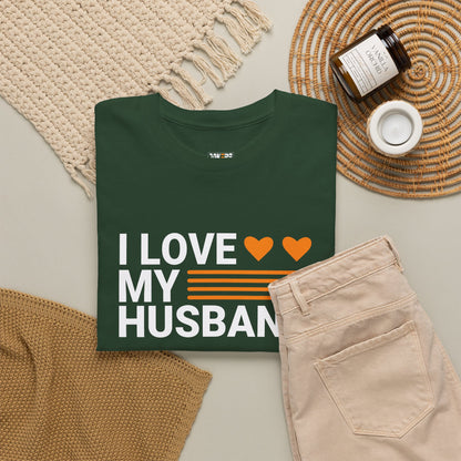Love My Husband Unisex Heavy-Cotton Tee - Cute Casual Shirt