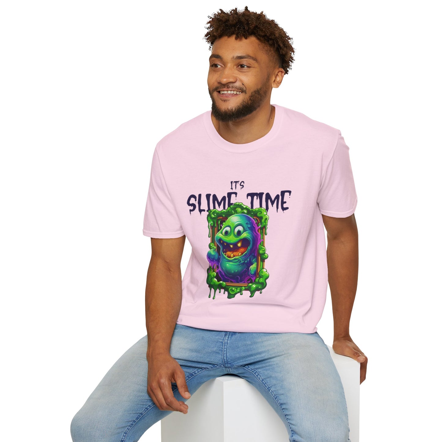 It's Slime Time Unisex Softstyle T-Shirt