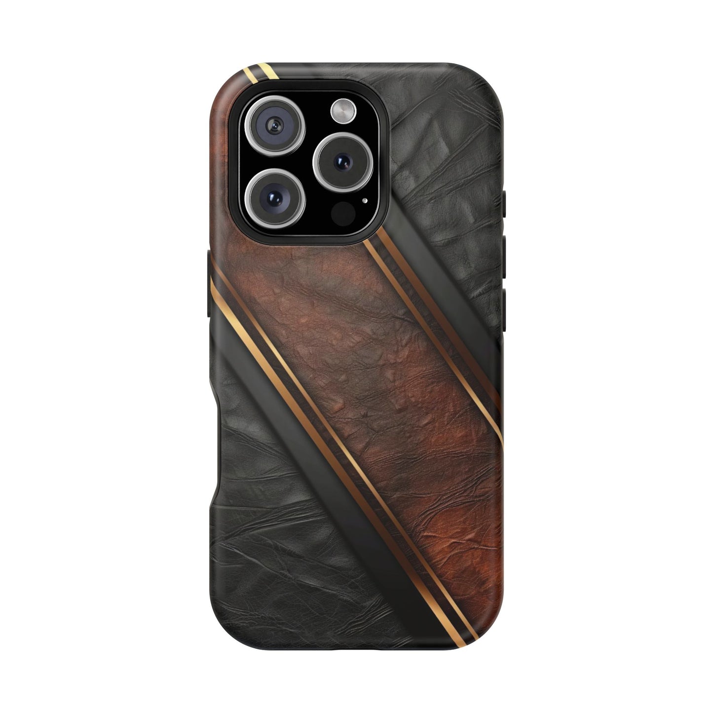 Stylish Leather Texture Magnetic Tough Cases