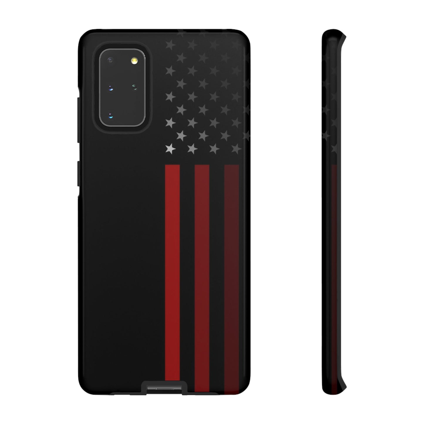 Patriotic Samsung Tough Cases, Red Line American Flag Phone Cover