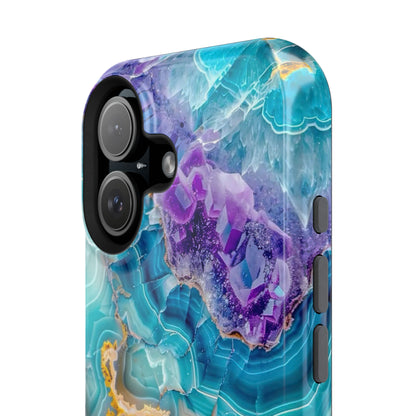 Blue Agate Magnetic Phone Case