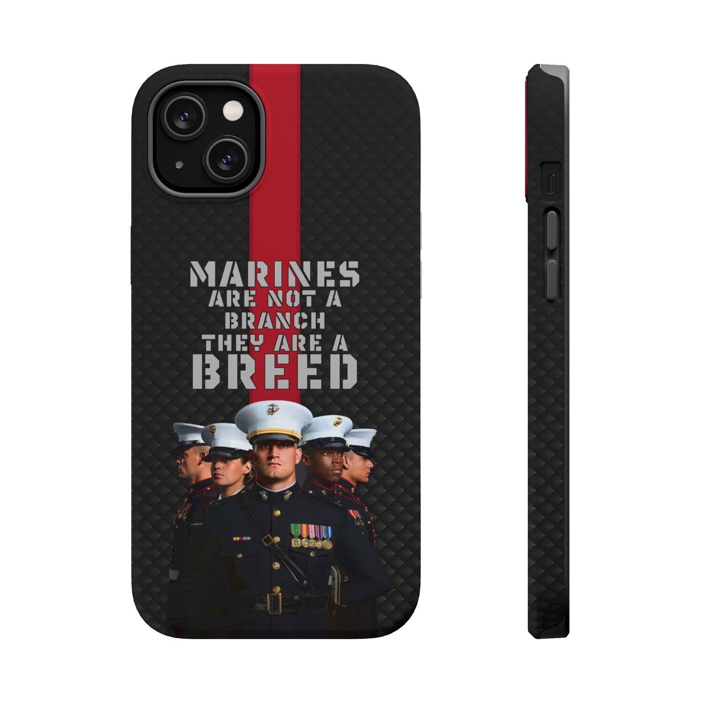 Marines Magnetic Tough Case - "Not a Branch, a Breed" Military iPhone Cover