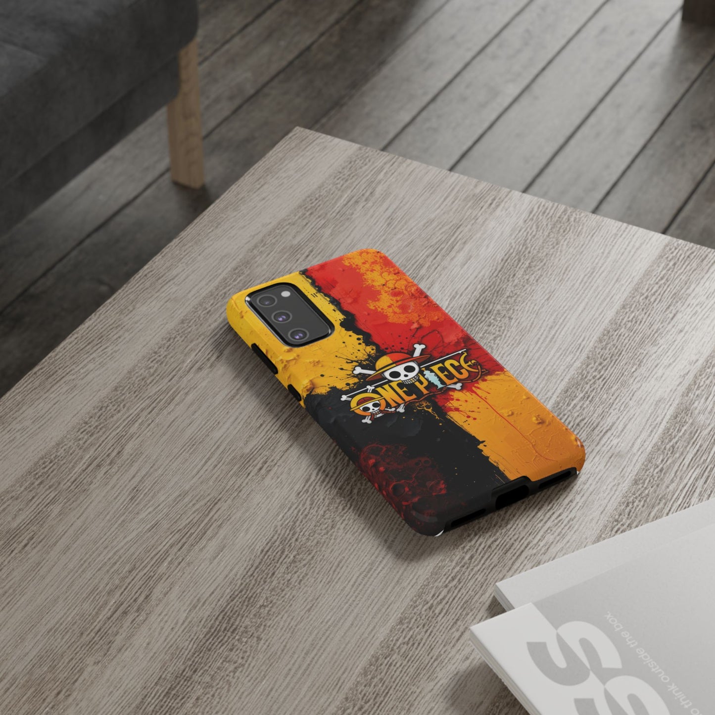 One Piece Samsung Tough Phone Case, Anime Vibrant Design