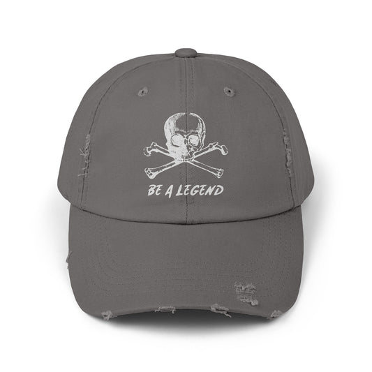 Be A Legend Unisex Distressed Cap