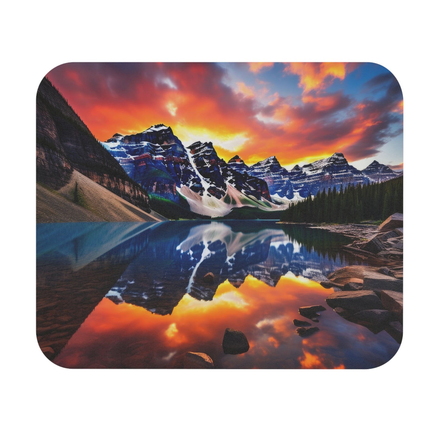 Nature Mouse Pad, Sunset in Montana