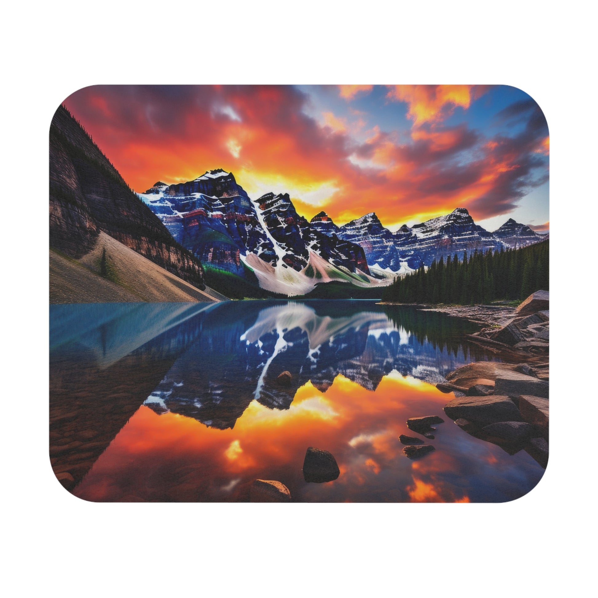 Nature Mouse Pad, Sunset in Montana