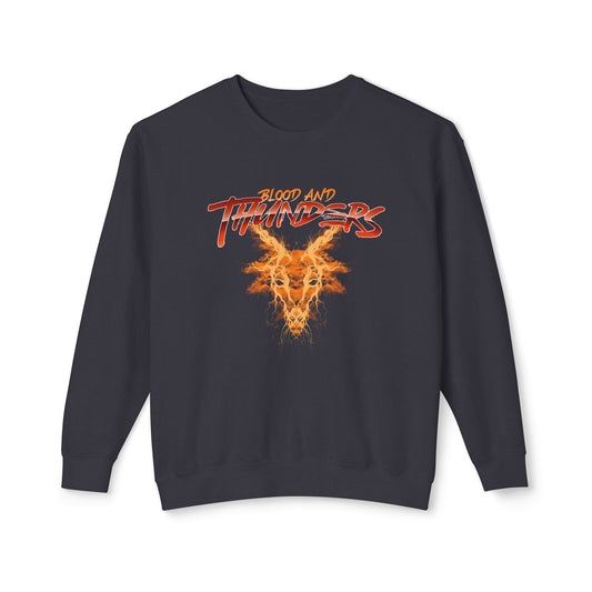 Blood And Thunders Unisex Lightweight Crewneck Sweatshirt