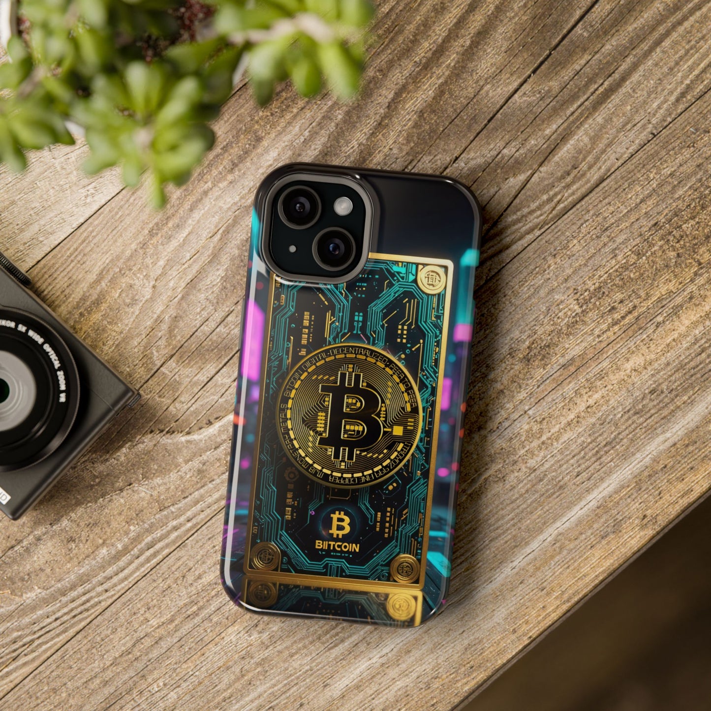 Bitcoin Magnetic Phone Case, Unique Phone Cover