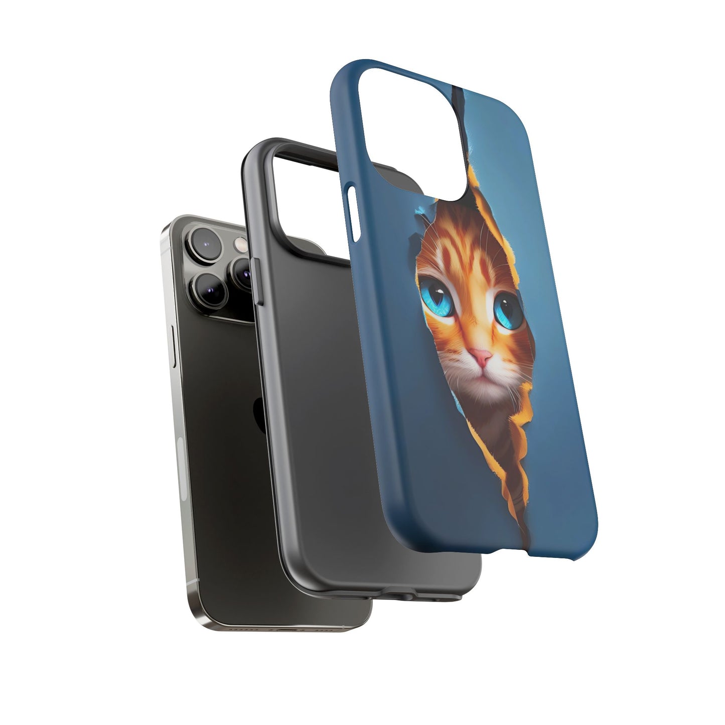 Curious Kitten Tough  Case for iPhone