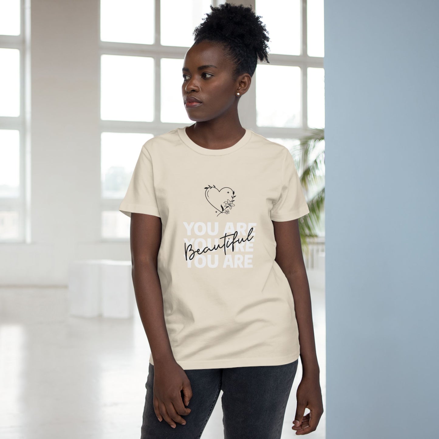 You Are Beautiful Women’s Maple Tee