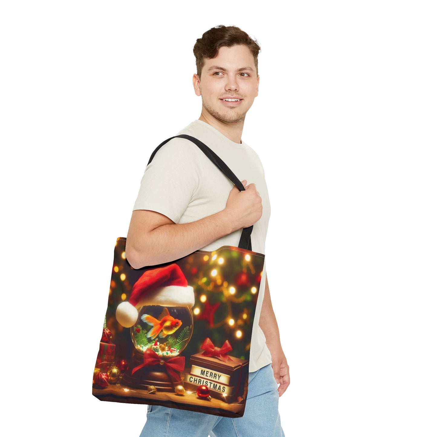 Merry Fin-tastic WishesTote Bag (AOP)