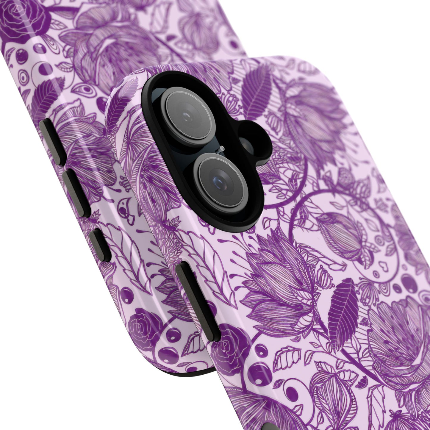 Graphical Garden: Purple Edition iPhone Tough Cases