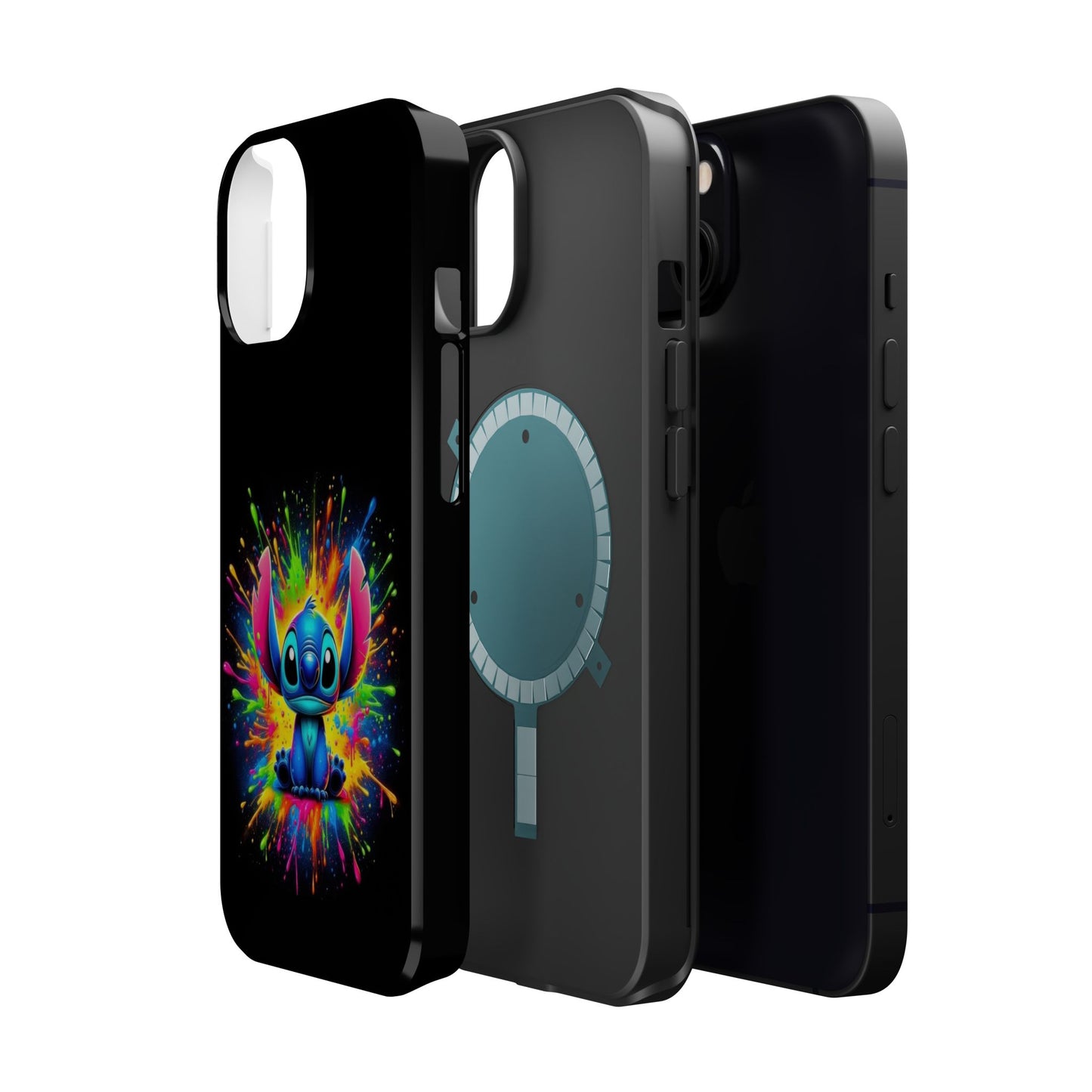 Colorful Cartoon Phone Case, Magnetic Tough Cover