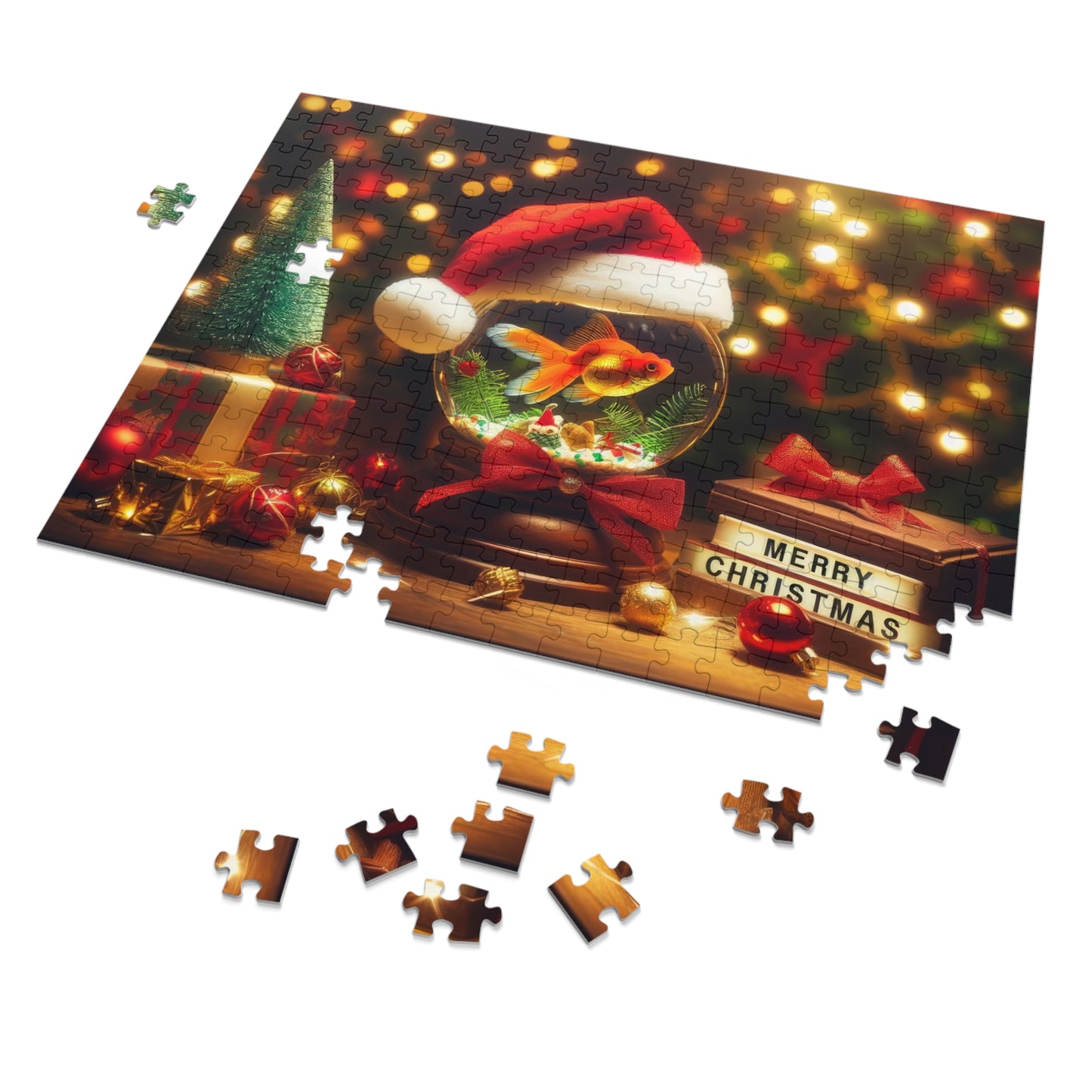 Merry Fin-tastic Wishes Jigsaw Puzzle (110, 252, 500-Piece)