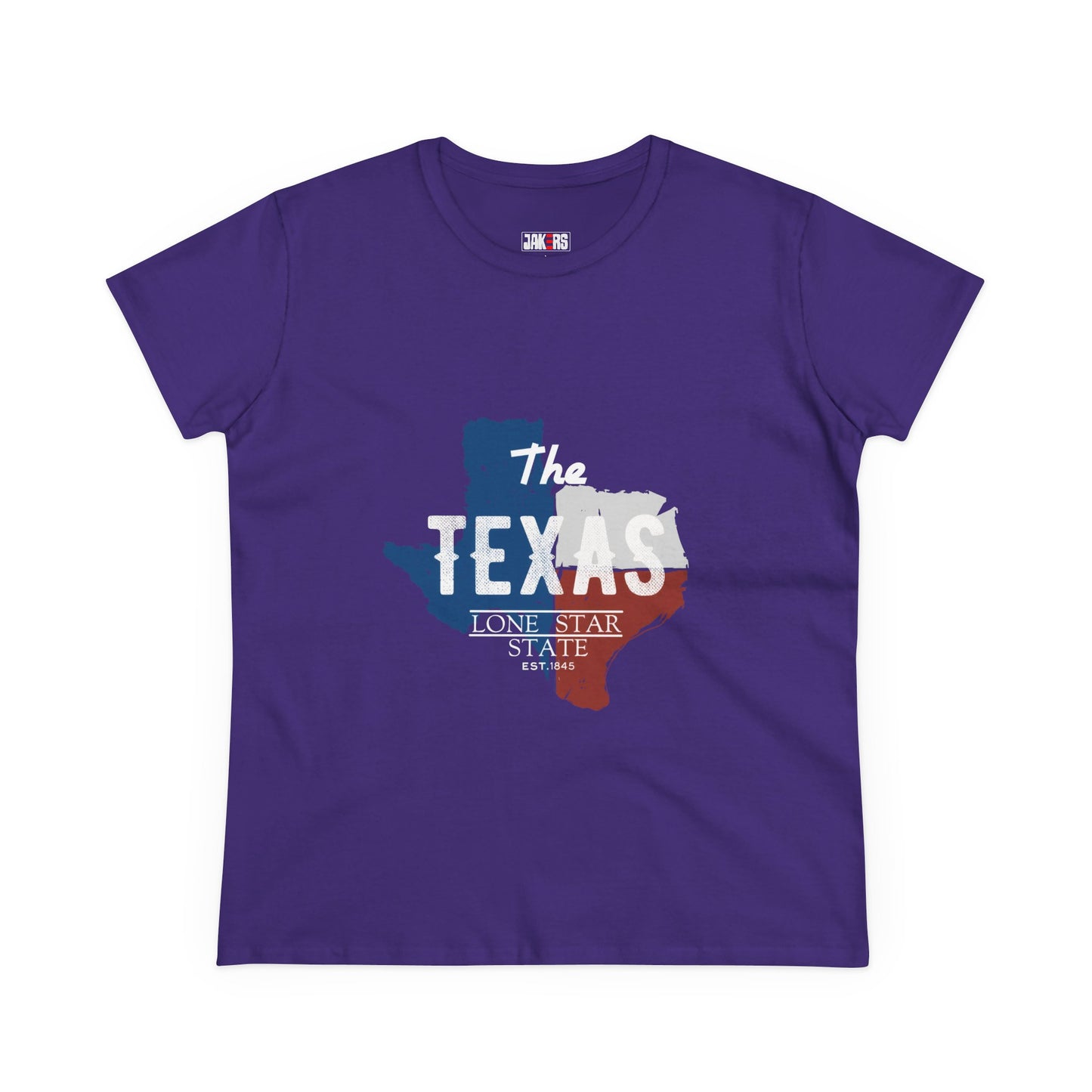 Texas Lone Star State Women's Midweight Cotton Tee