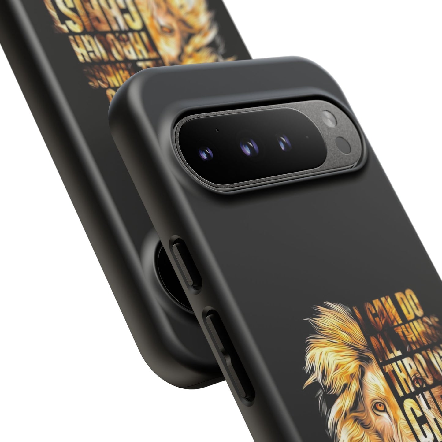 Inspirational Lion  Google Pixel Phone Case, Strength & Faith, Christian Accessories