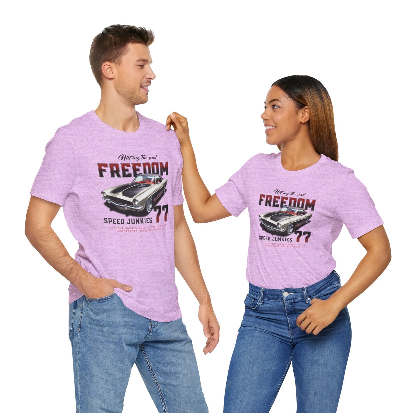 Hitting The Road Freedom Unisex Jersey Short Sleeve Tee