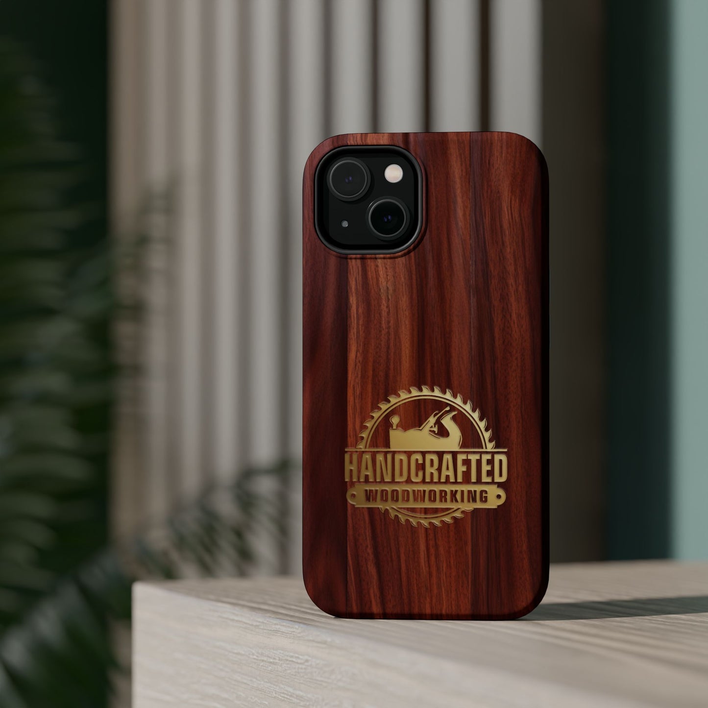Woodworking Logo Magnetic iPhone Case