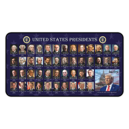 Educational Desk Mat / US Presidents