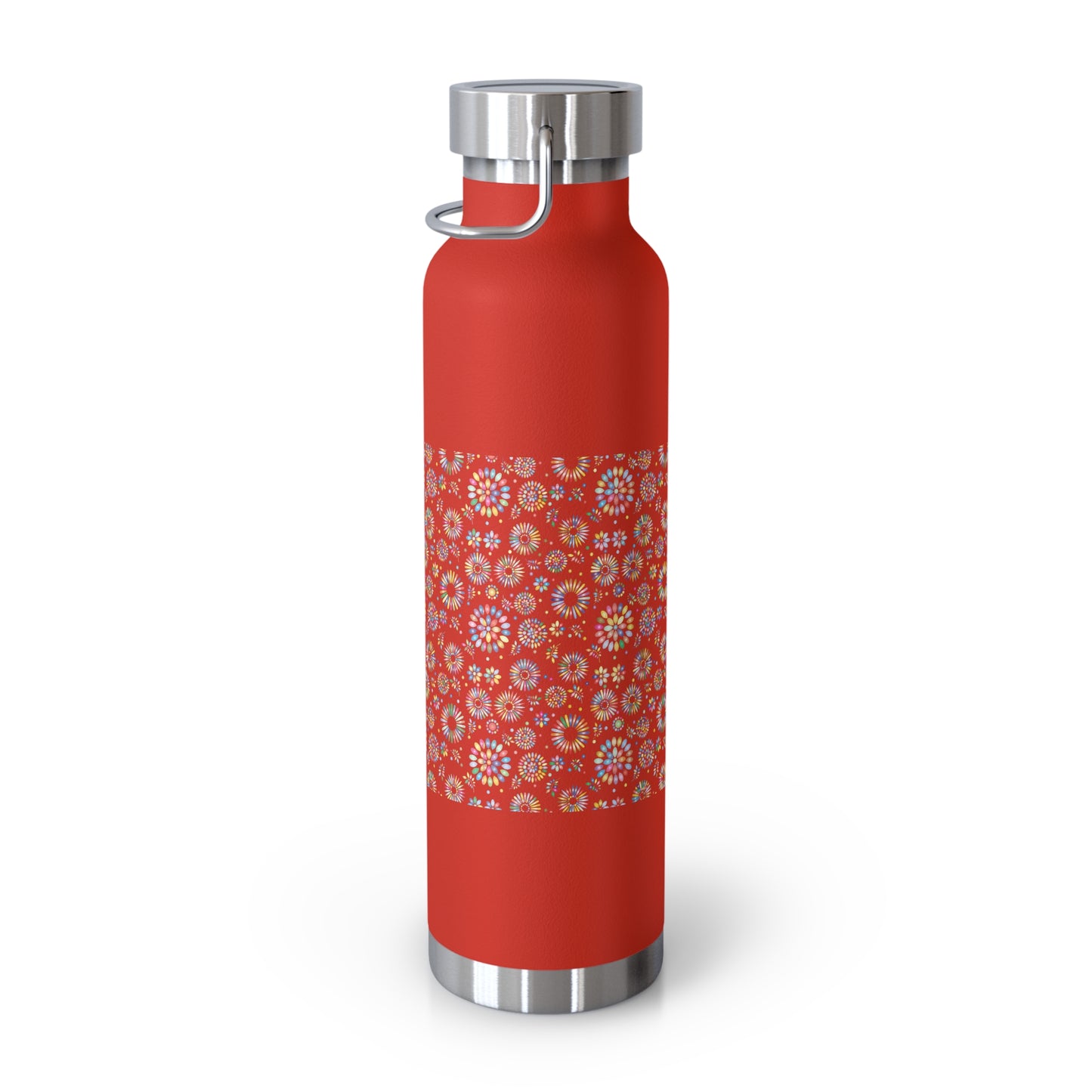 Vibrant Vibes Copper Vacuum Insulated Bottle, 22oz