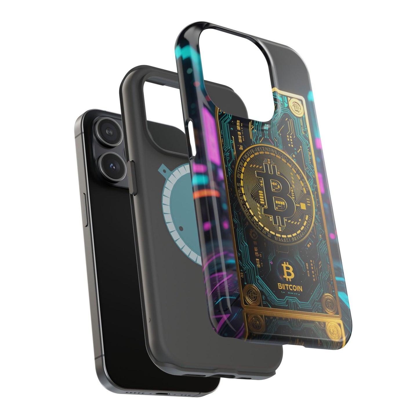 Bitcoin Magnetic Phone Case, Unique Phone Cover