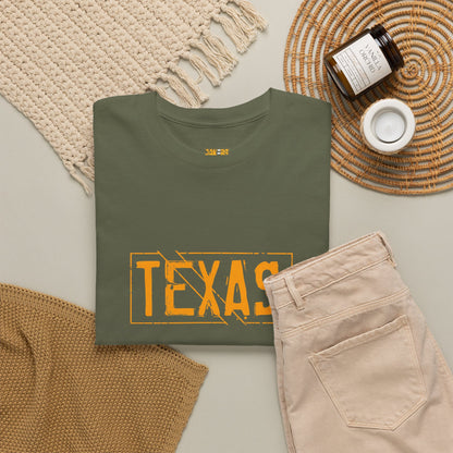 Texas Pride Unisex Heavy Cotton Tee - Casual Black T-Shirt for Texans
