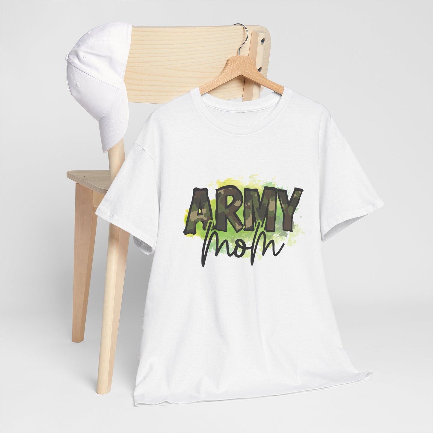 Army Mom Heavy Cotton Tee
