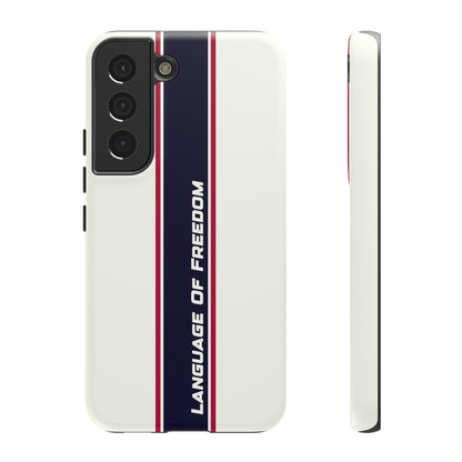 Language of Freedom Tough Case – Minimalist Design