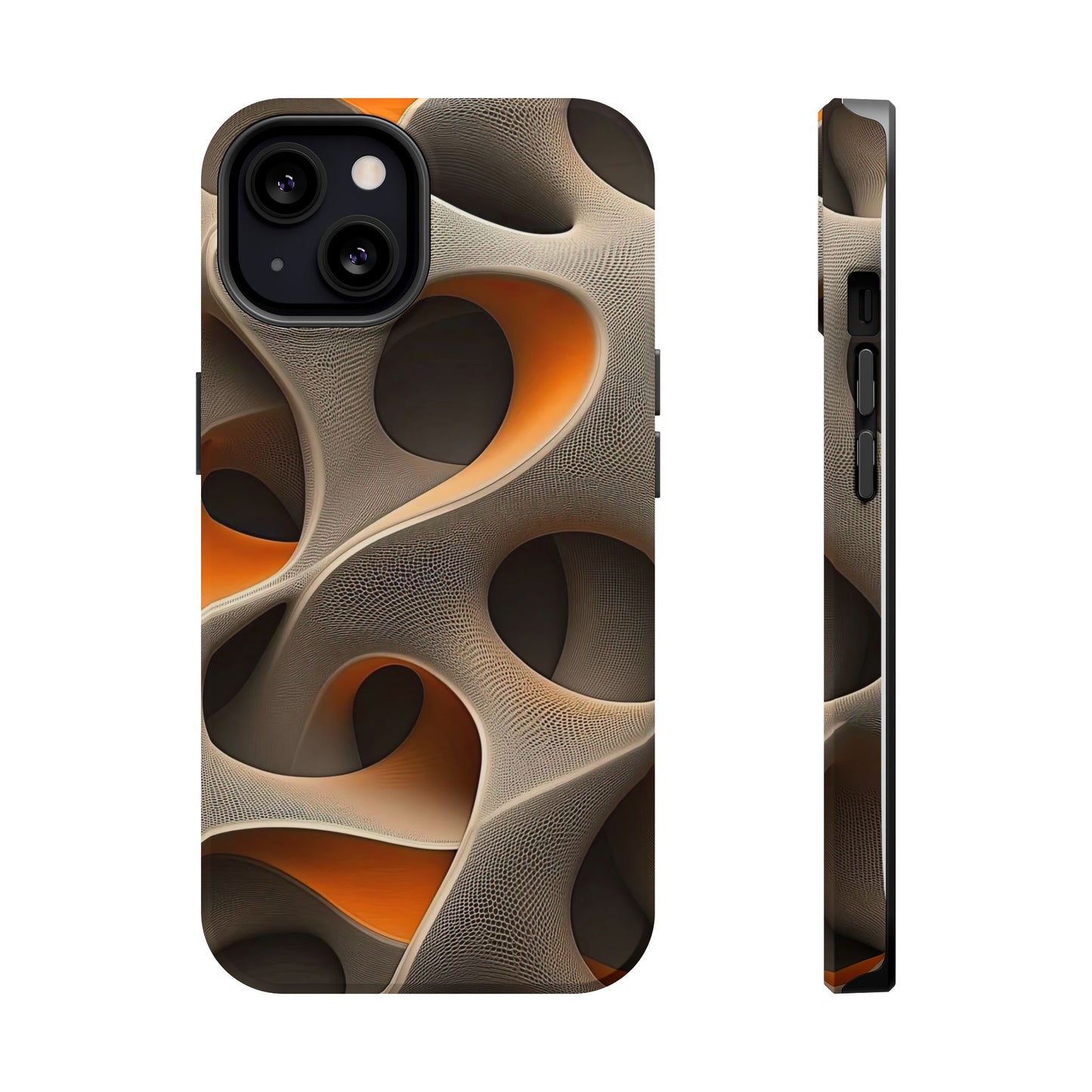 Stylish Magnetic Phone Cases, Abstract Geometric Design