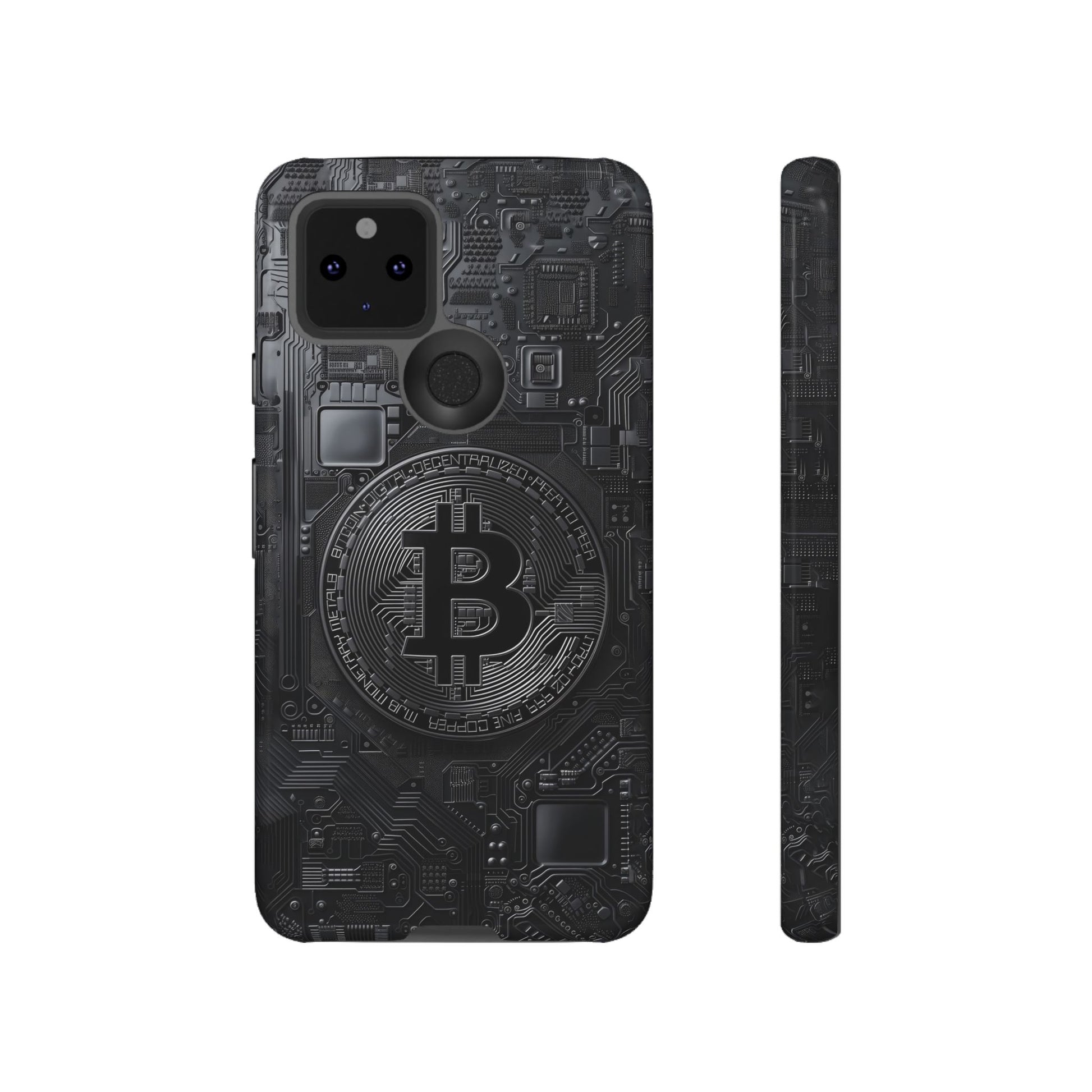 Bitcoin Google Pixel Tough Phone Case, Cryptocurrency Protection Cover