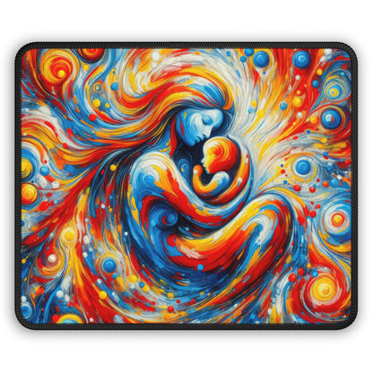Mother with Her Baby - Digital Art Mouse Pad
