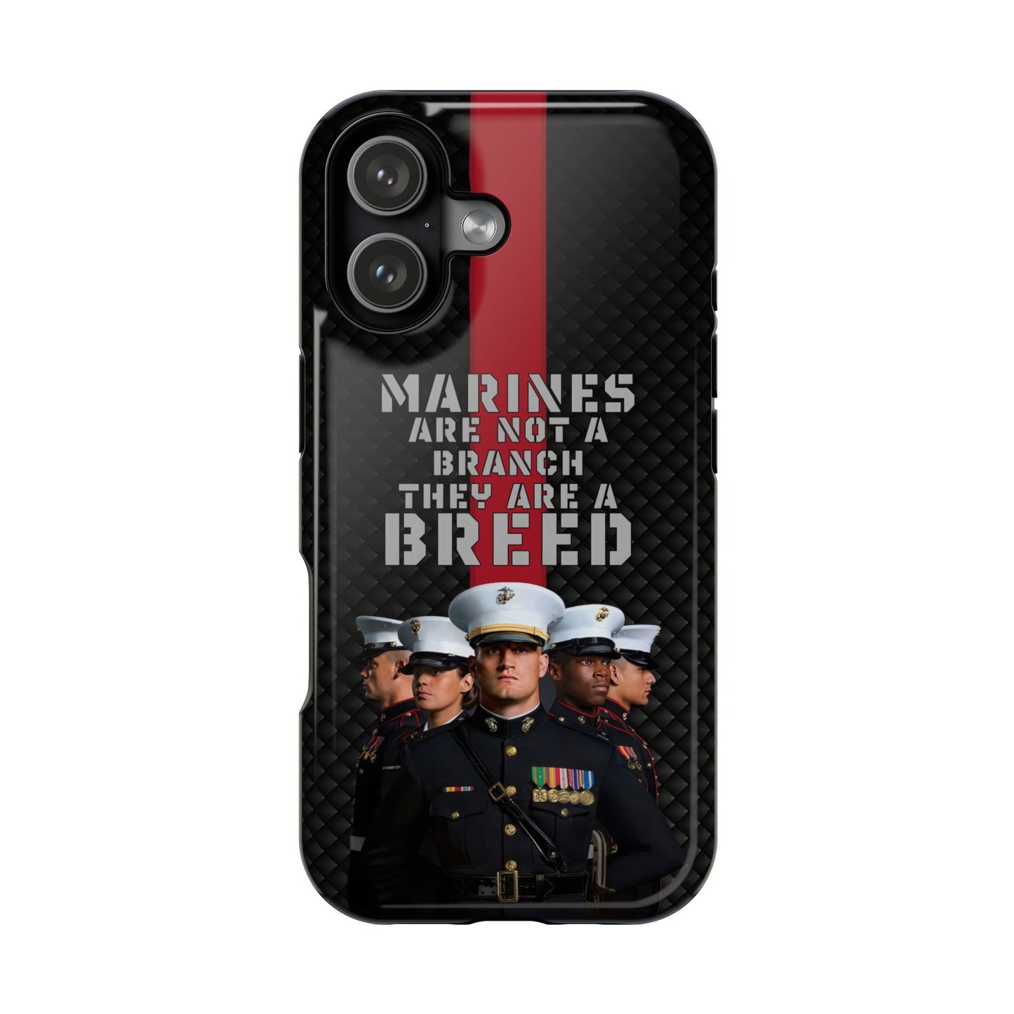 Marines Magnetic Tough Case - "Not a Branch, a Breed" Military iPhone Cover