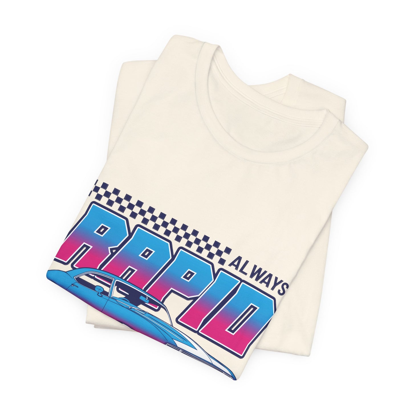 Camiseta de manga corta unisex "Conducir siempre rápido es mi meditación" 