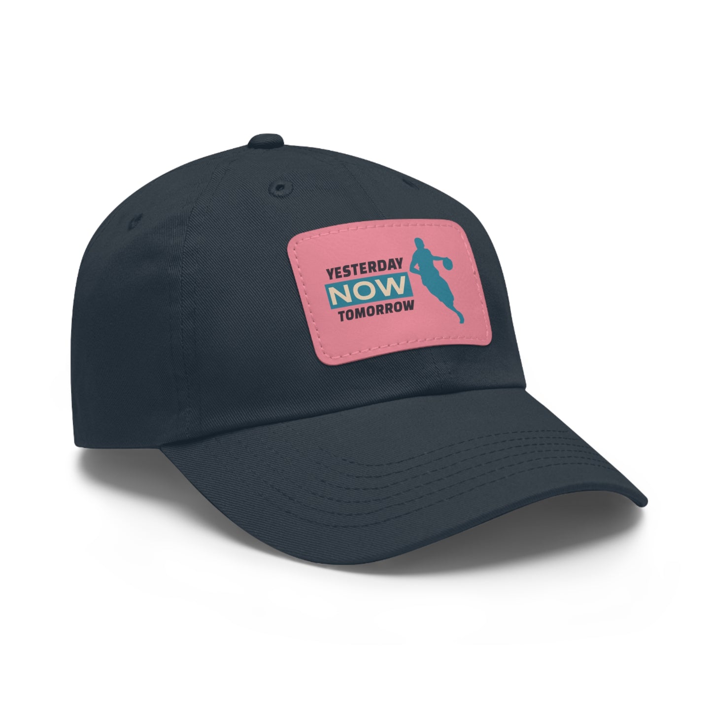 Yesterday Now Tomorrow Dad Hat with Leather Patch (Rectangle)