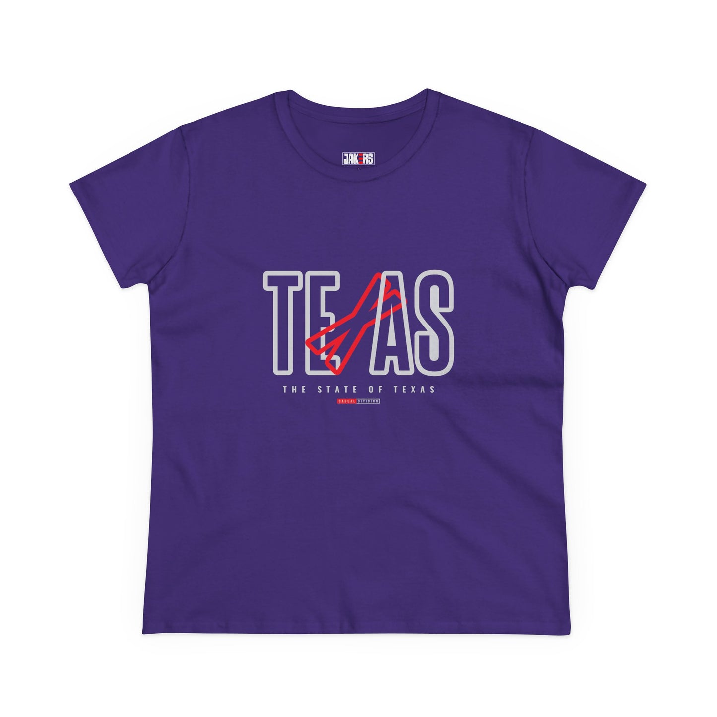 Texas State Graphic Women's Midweight Cotton Tee