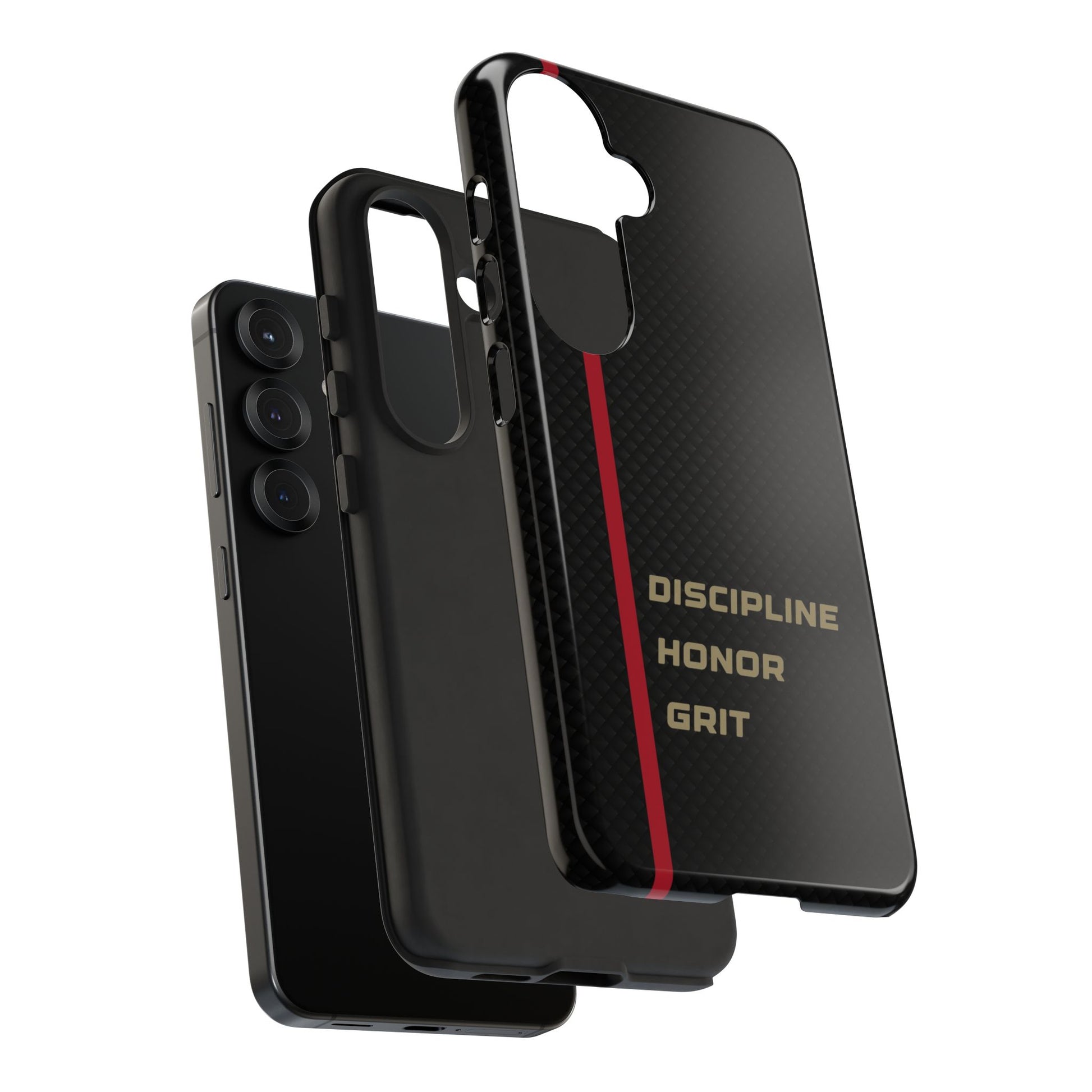 Discipline, Honor, Grit Impact-Resistant Phone Case