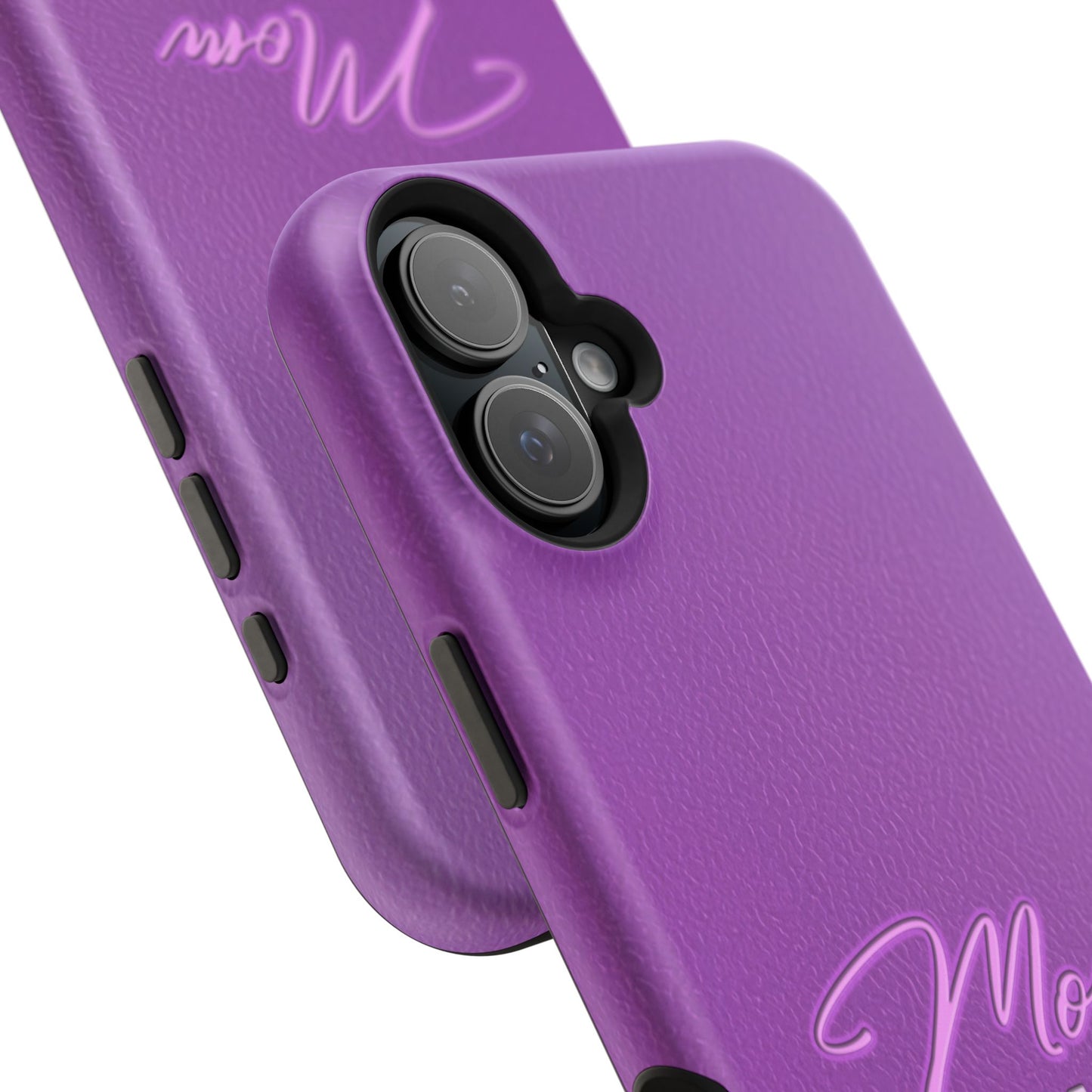 Mom On Duty Impact-Resistant Case, Purple Case for Mothers
