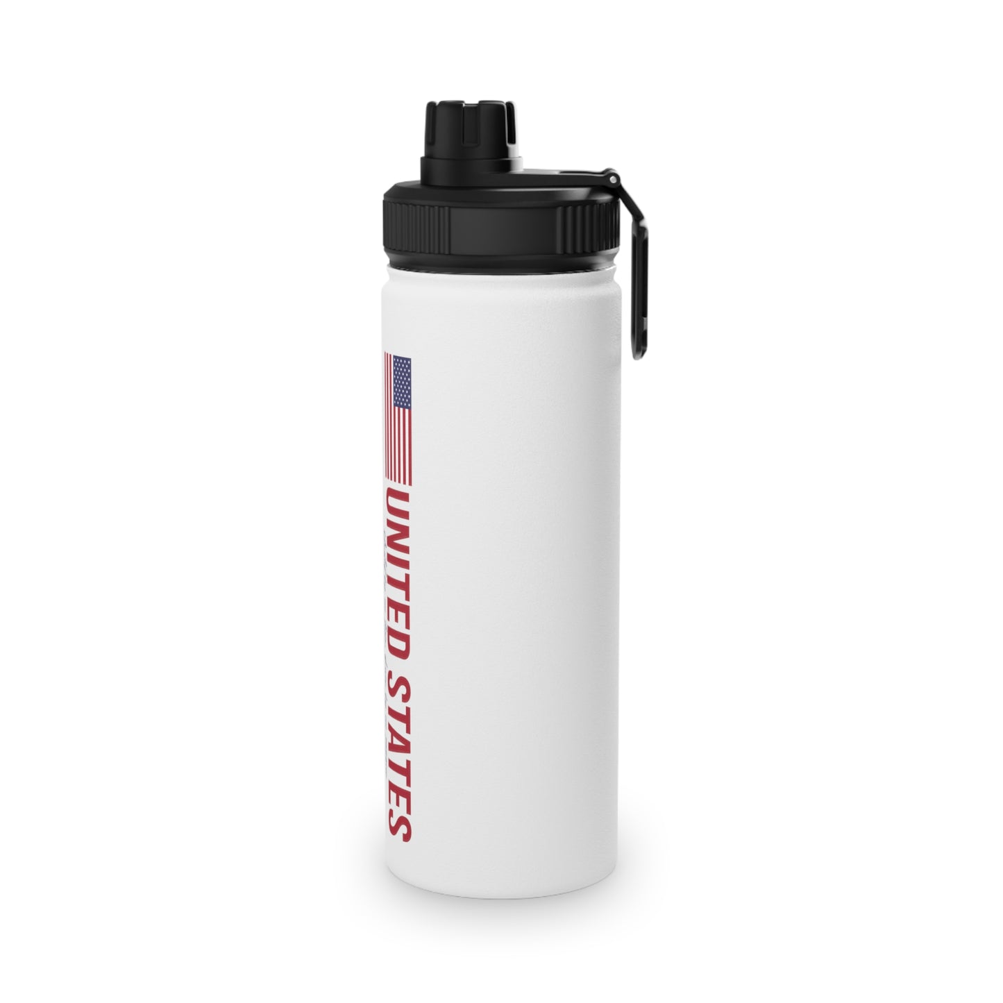 One Nation, One Dream Stainless Steel Water Bottle, Sports Lid