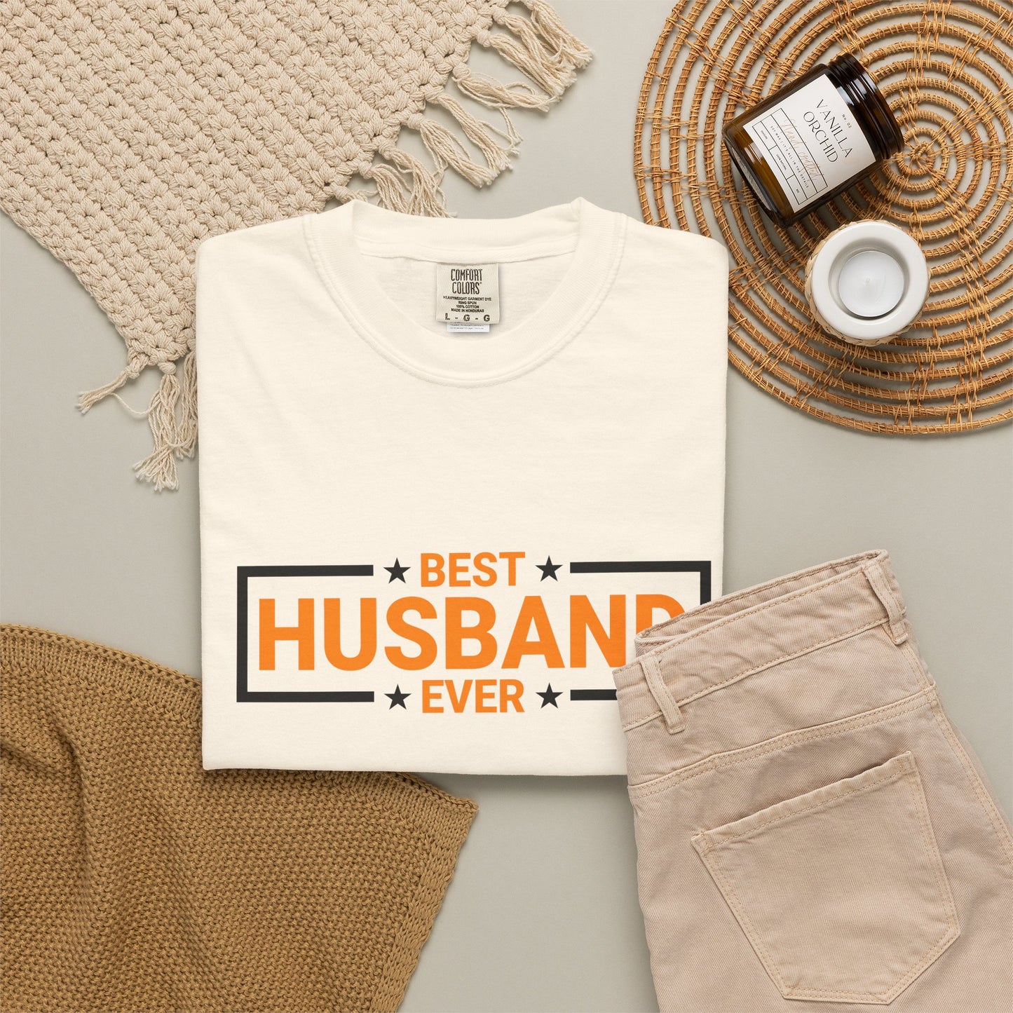 Best Husband Ever Unisex Garment-Dyed T-Shirt
