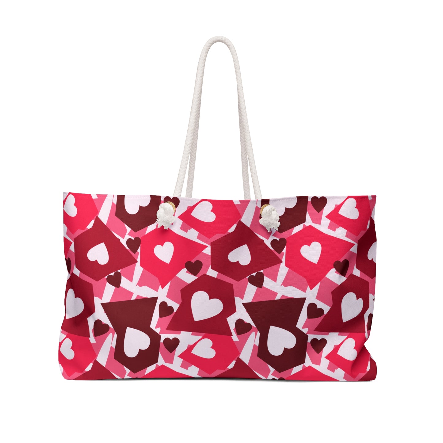 Love in Style: Retro Hearts Weekender Bag